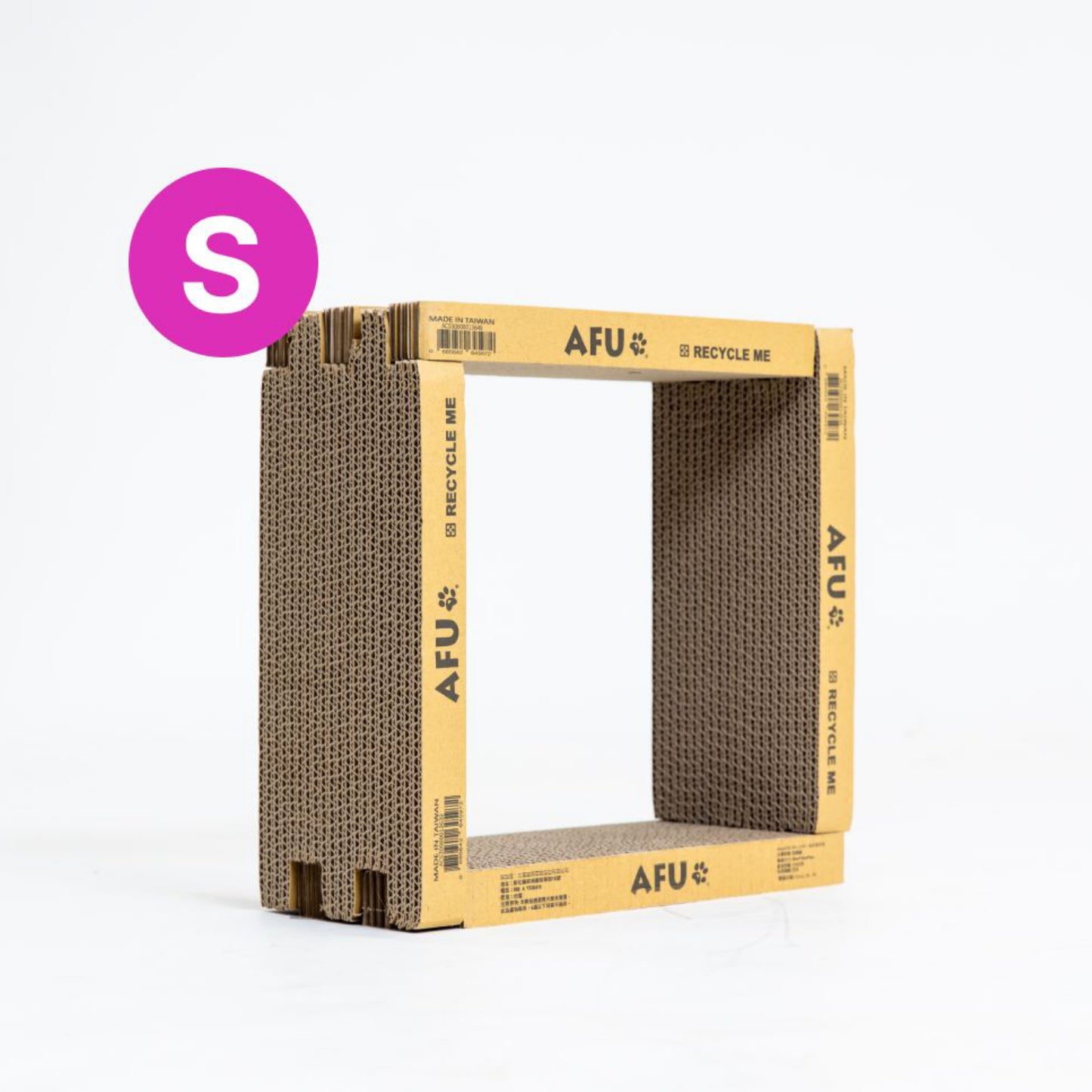 AFU JAPAN DIY 猫爪とぎ板（S サイズ × 4 枚）