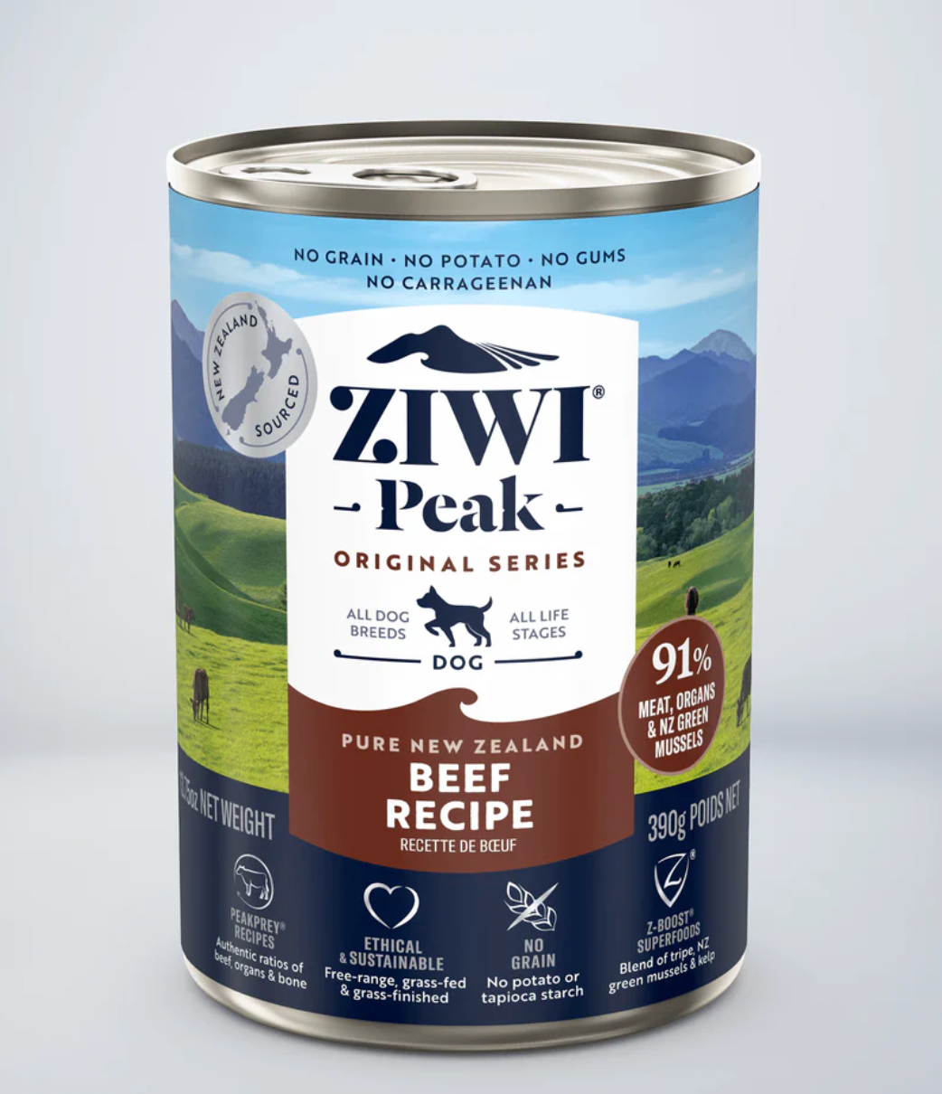 ZIWI　ウェットドッグフード　ビーフ　390g