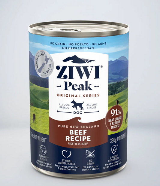 ZIWI　ウェットドッグフード　ビーフ　390g